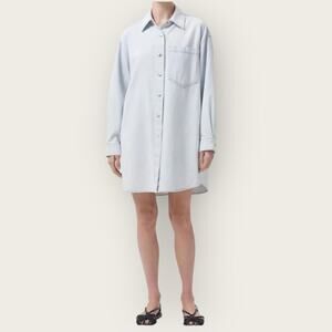 AGOLDE | Mazie Denim Shirt Dress | Light Wash | Medium